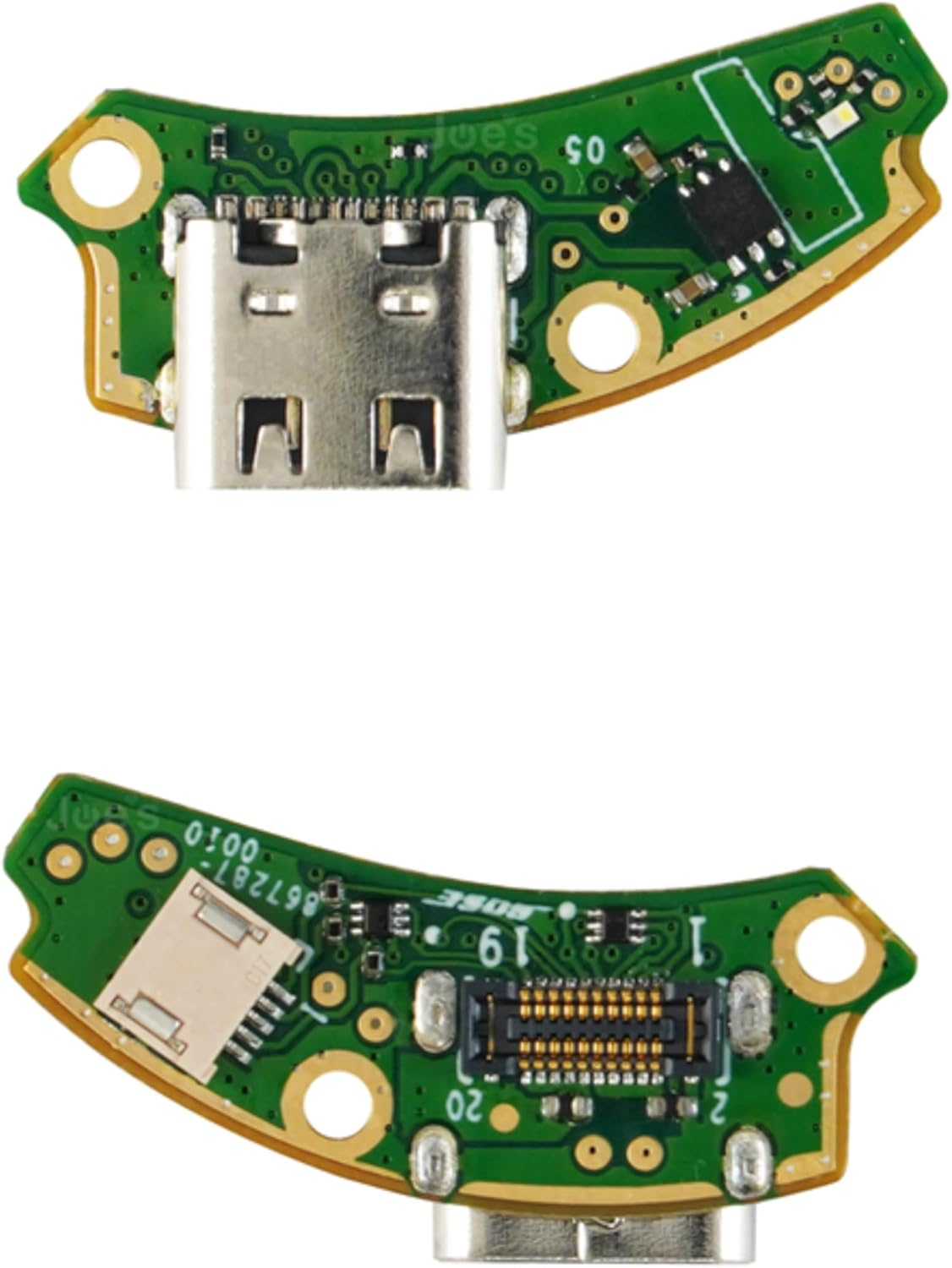 Joesgecom Replacement for Bose Quietcomfort 45 QC45 Charger Port PCB Type-C USB-C Repair 867287-0010 - Parts, Green