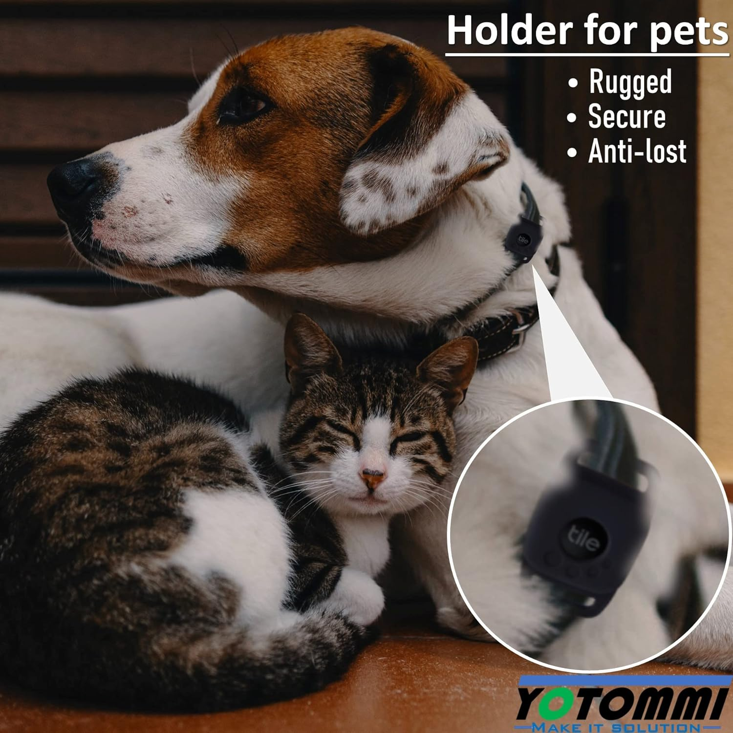 2 Packs Silicone Case for Tile Mate 2022,Mate 2024 Tag for Pet,Cat,Dog Collar,Tracker Cover Accessories, Stable,Safe Finder Holder for Bag (Black) - 2 Pack Drak Gray Case image number 6