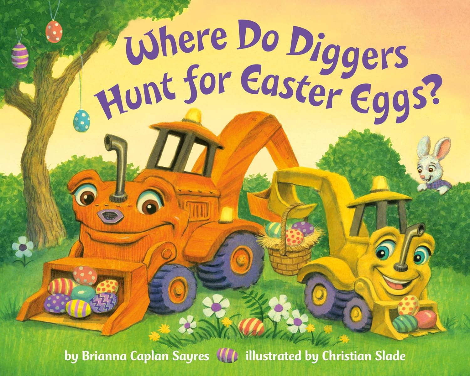 Where Do Diggers Hunt for Easter Eggs?: a Diggers Board Book image number 2