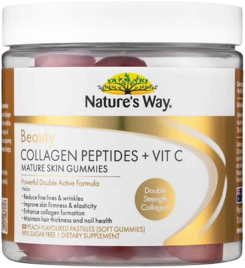 Nature'S Way Beauty Collagen with Vit C Mature Skin 50 Gummies