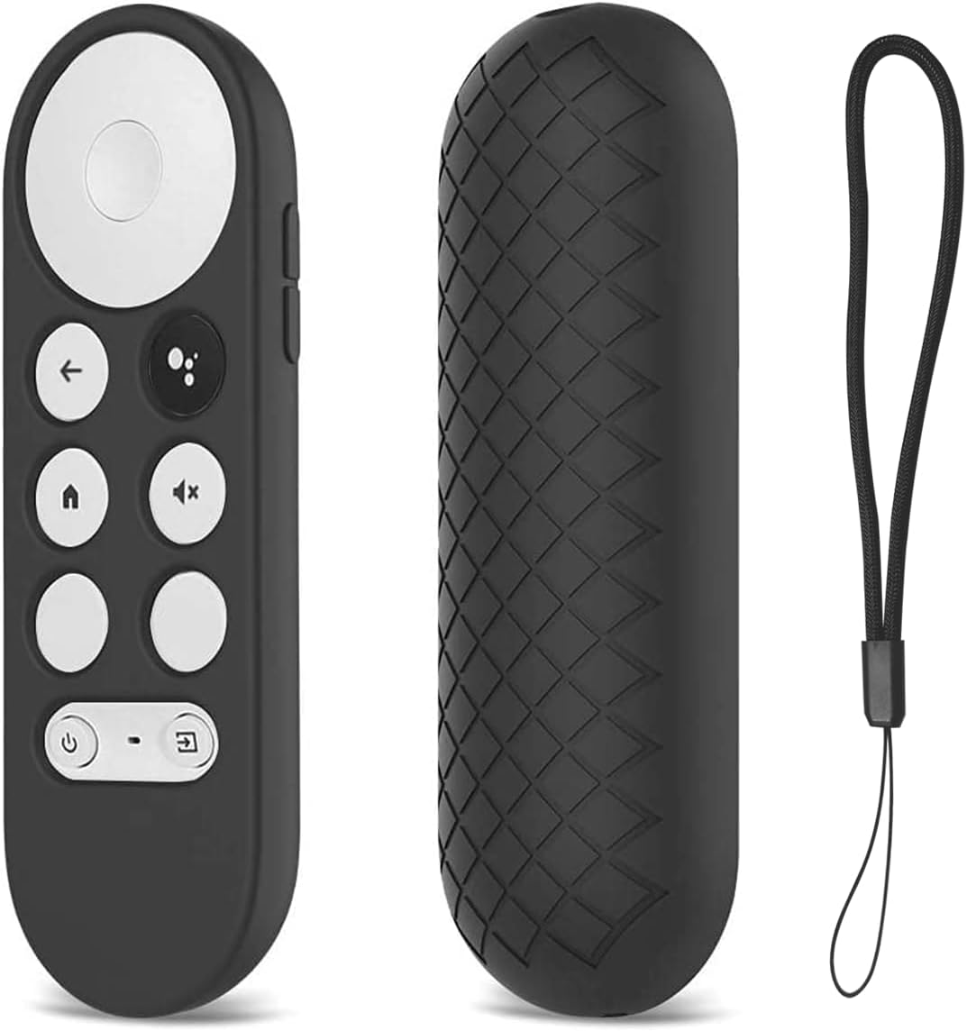 USTIYA Case for Google TV Chromecast 2020 Remote Control Case Smart Shockproof Cover Accessories (Red)