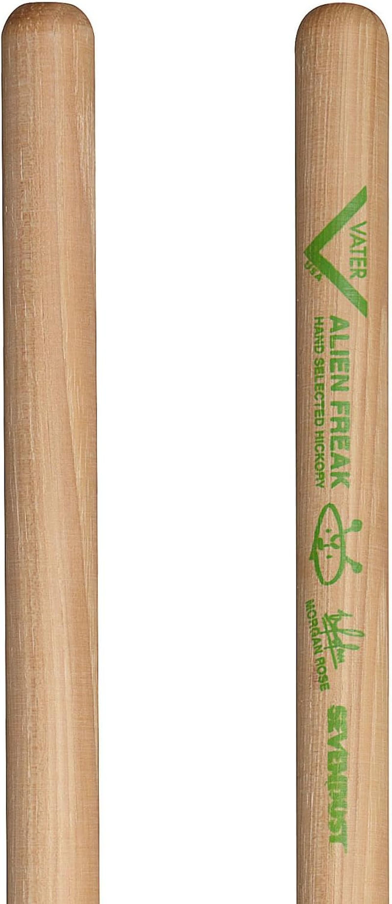 Vater VHMRAF Morgan Rose'S Alien Freak Hickory Drum Sticks, Pair
