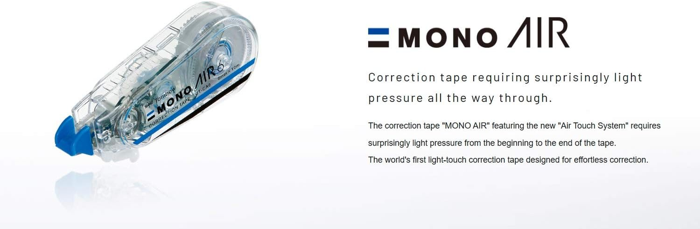 Tombow CT-CA5C40 Correction Tape Mono Air 5C40 Blue Correction Tape