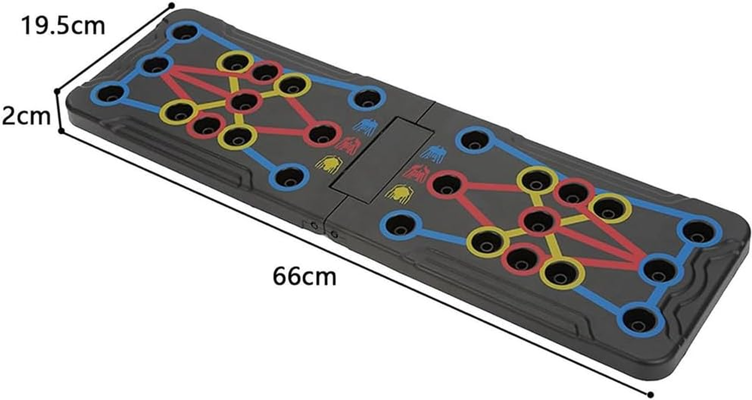 Push up Board,Exercise Fitness Equipment,Folding Training Board,Multifunction Pushup Handles,Gym Training Apparatus,Portable Fitness Tackle,For Men,Women Strength Training image number 2