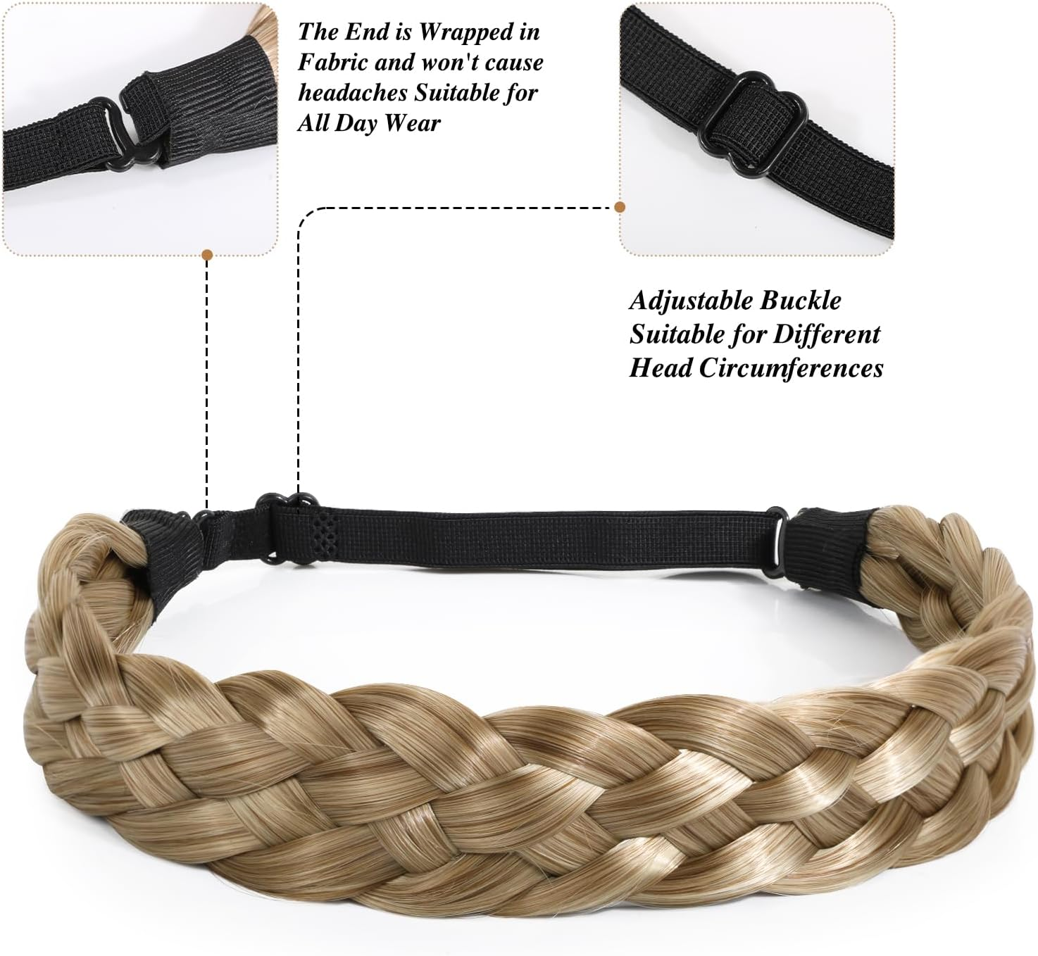 BOFUNX Women'S Hair Band Braided Headband Dirndl Braid Hair Accessories for Oktoberfest Wedding Party