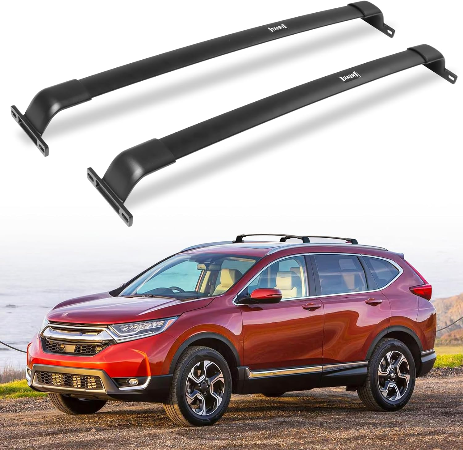 220Lbs Cross Bar Roof Rack Fit for Honda CR-V CRV 2017-2022 with Flush ROOF Rails Cargo Bar Carrier Crossbar Rooftop Accessories, EZCRV1722C1157
