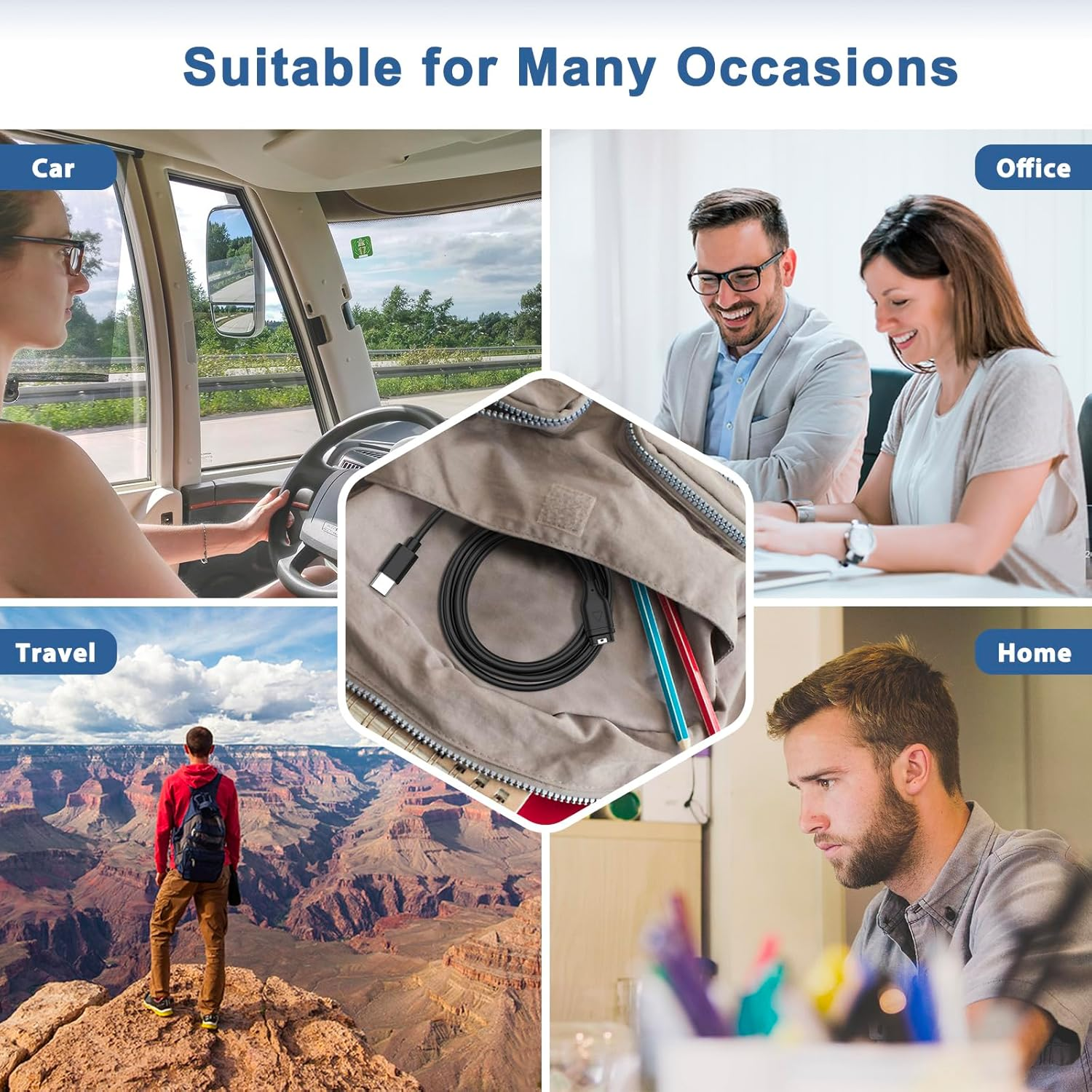 2 Pack 1M USB C Chargers for Garmin Watch Chargers, 100Cm/3.3Ft Type-C Charging Cable for Garmin Watch image number 6