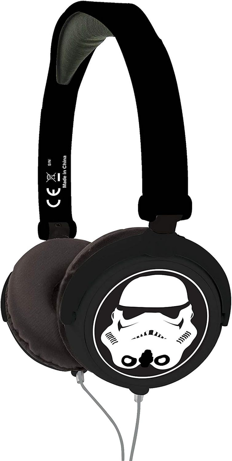 Lexibook Star Wars Rey Poe Finn BB-8 Stereo Headphone, Kids Safe Foldable and Adjustable, Black/White, HP015SW image number 3