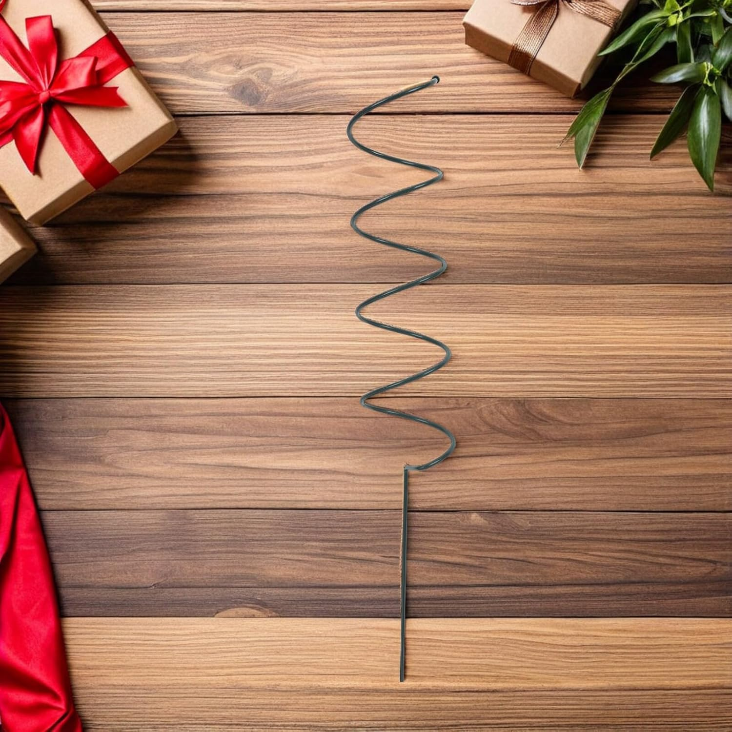 5Pcs Spiral Plant Stand Supports Climbing Plant Stake Wire Trellis Outdoor Use Lily Garden Stands image number 3