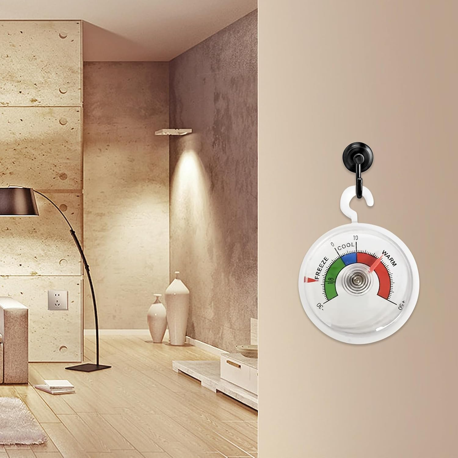 Temperature Gauge for Home | Precise Accurate Measuring Device | Window Temperature Gauge,For Home Office Warehouse Greenhouse Room