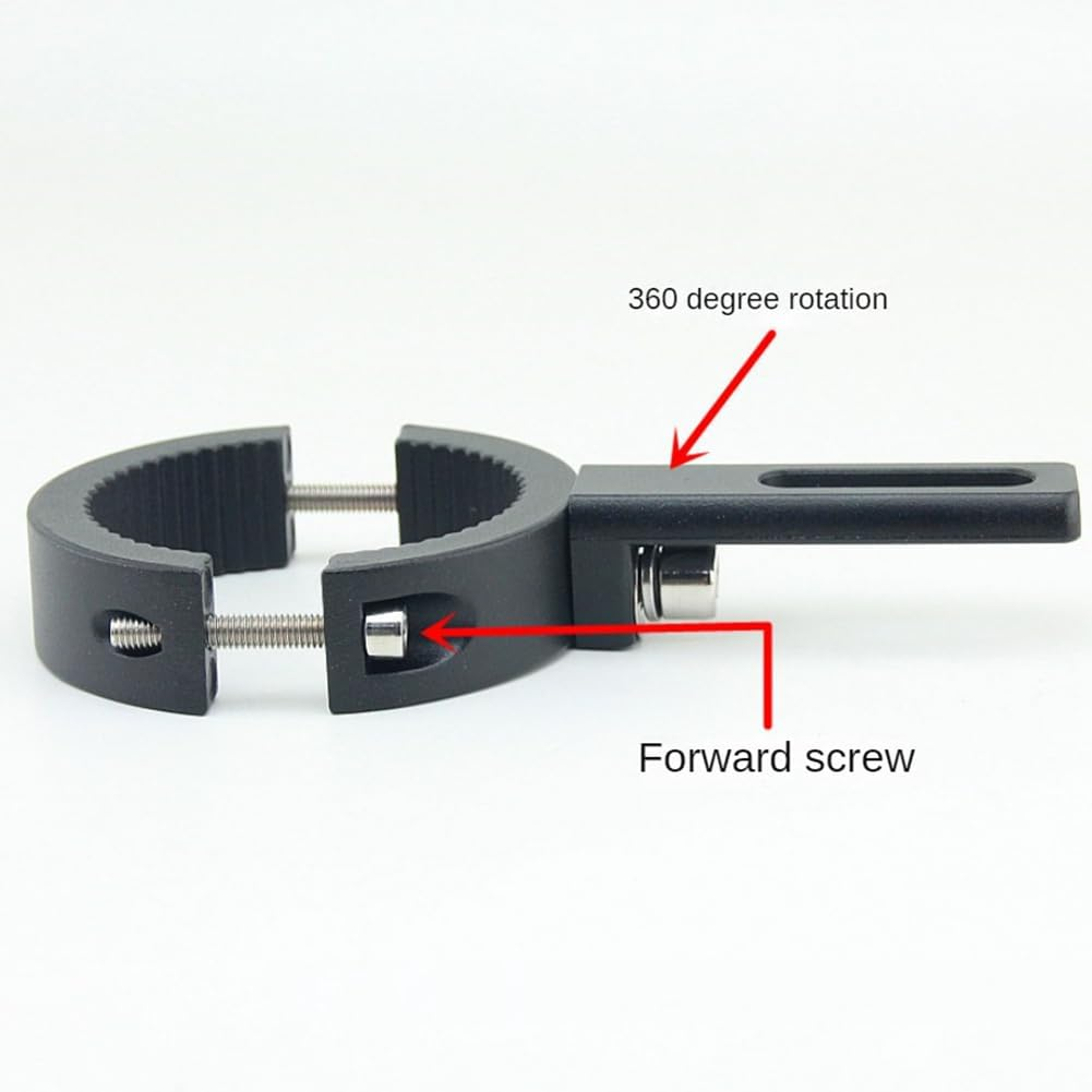 RESFNSE 2Pcs Adjustable Motorcycle Headlight Holder Motorcycle Light Bracket Universal Headlight Spotlight Mount Bracket 20-38MM Easy to Use image number 1