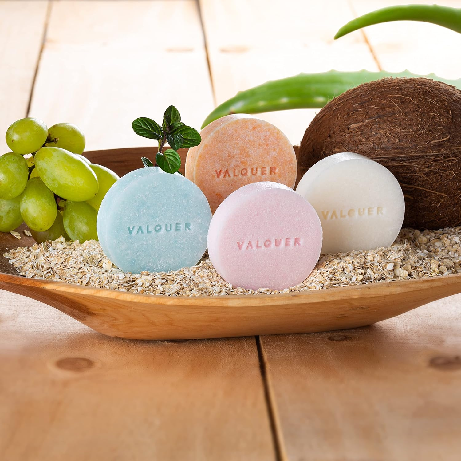 Valquer Shampoo Bar, Sulfates Free, Soap Free, No Plastics, 100% Vegan and Cruelty-Free - Zero Waste & Eco-Friendly 50 Gr (All Types Hair). Foaming Effect image number 5