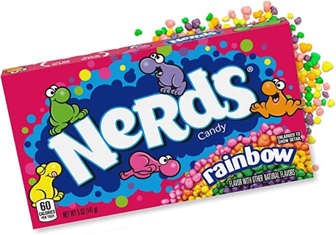 Wonka Rainbow Nerds Theatre Box 141.7G Pack of 2, Multicolor image number 6