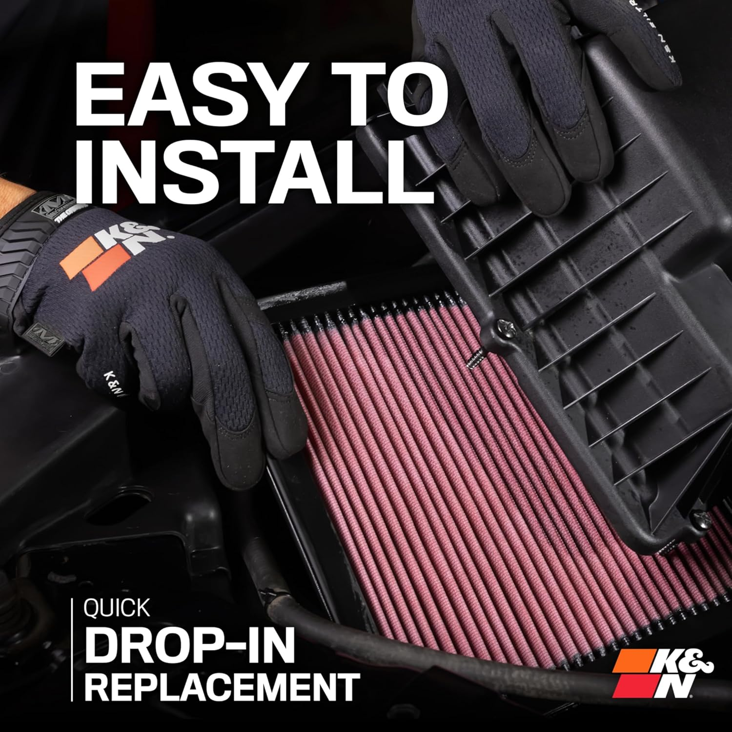 K&N 33-2384 Panel Air Filter for Audi, Volkswagen & Skoda Models image number 3