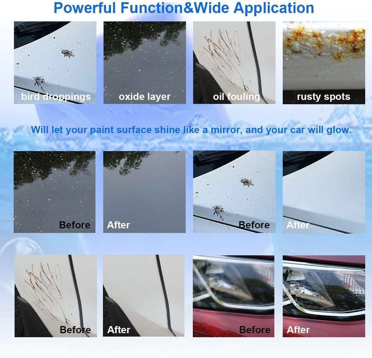 Wildauto Car Clay Bar, Detailing Clay Bar 2PCS 100G Auto Magic Clay Bar Cleaner for Car Wash image number 5