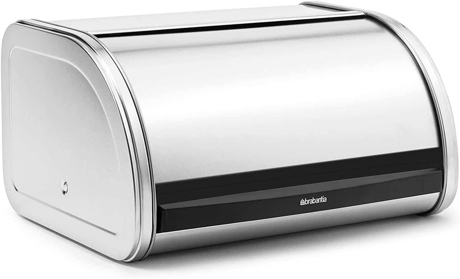 Brabantia 348907 Roll Top Bread Bin, Medium, Matt Steel