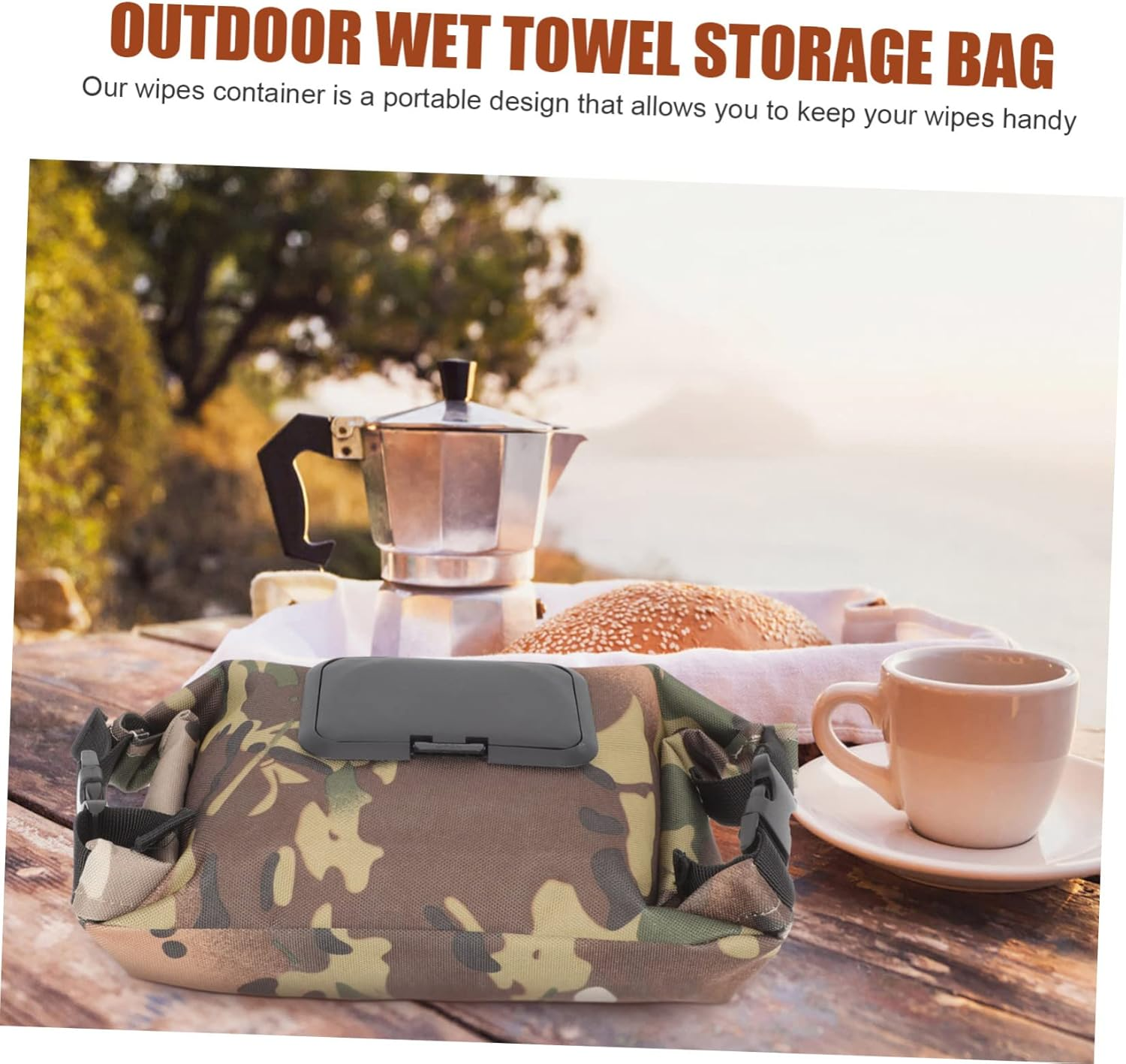 Wear-Resistant Napkin Holder Camping Tissue Box Diaper Bag Tissue Box Holder image number 5