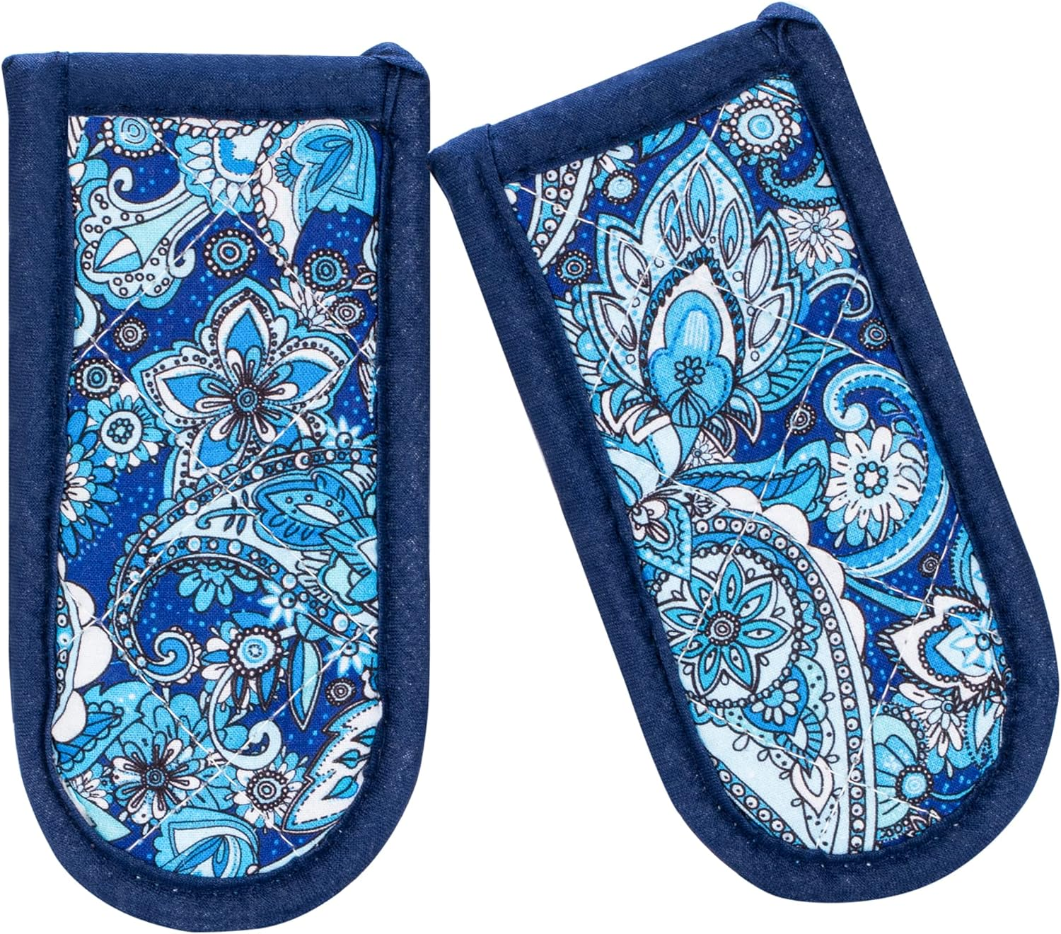 Cast Iron Skillet Handle Covers,Pot Handle Covers Heat Resistant,Pot Holders for Kitchen Heat Resistant,Machine Washable Handle Mitts 2 Pcs(Brown)