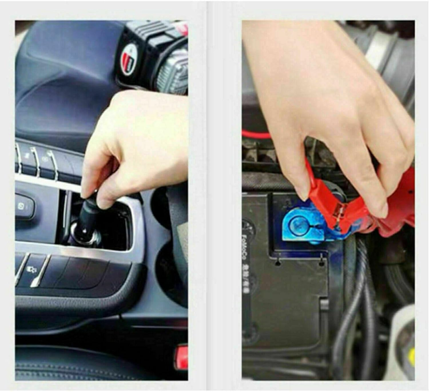 12V 150PSI Car Air Compressor Portable Tyre Deflator Inflator Pump for 4WD Car Truck with 3M Cable 3 Nozzle Adaptors Storage Box 1 Tire Repair Tool Set image number 3