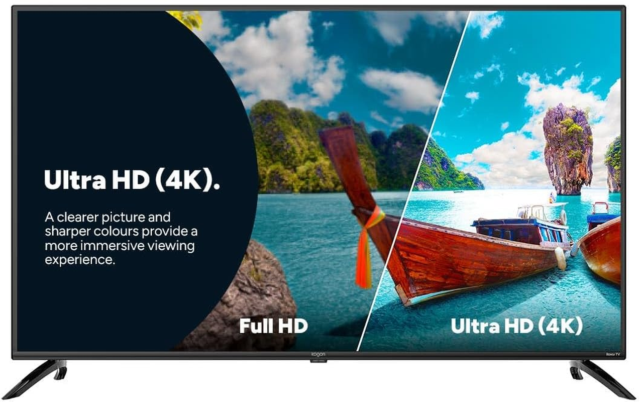 Kogan 55" LED 4K Smart Compatible with Roku TV - R95T - KALED55R95TA - 55 Inch image number 4