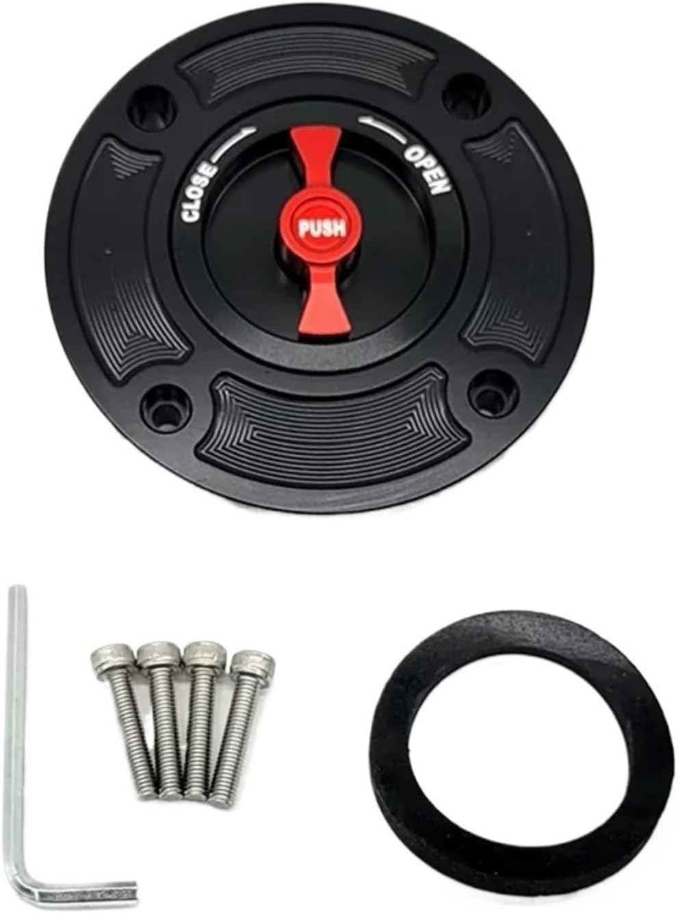 Motorcycle CNC Fuel Tank Cap Cover Compatible with Suzuki GSXR600 GSXR750 GSXR1000 GSXR1300 TL1000S TL1000R GS500