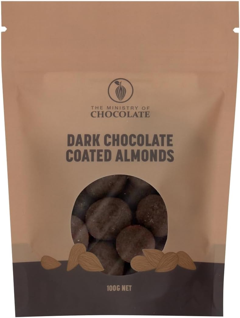 Dark Coated Almonds 100G