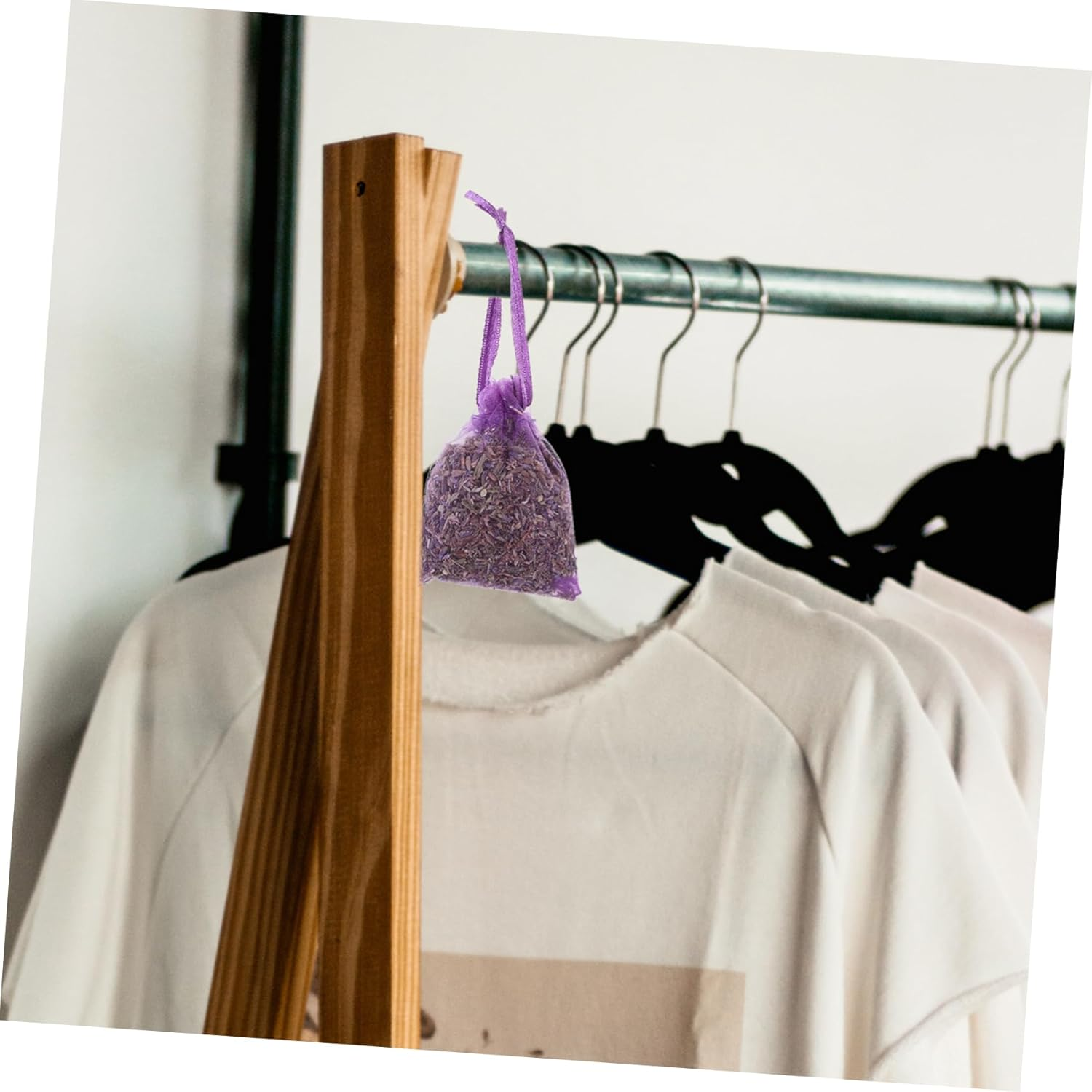 STOBAZA 12Pcs Lavender Sachet Bags 10G Each, Portable Perfumed Lavender Sachets for Closets Drawers Cars Wardrobes, Home Fragrance Decor with Natural Scent image number 3