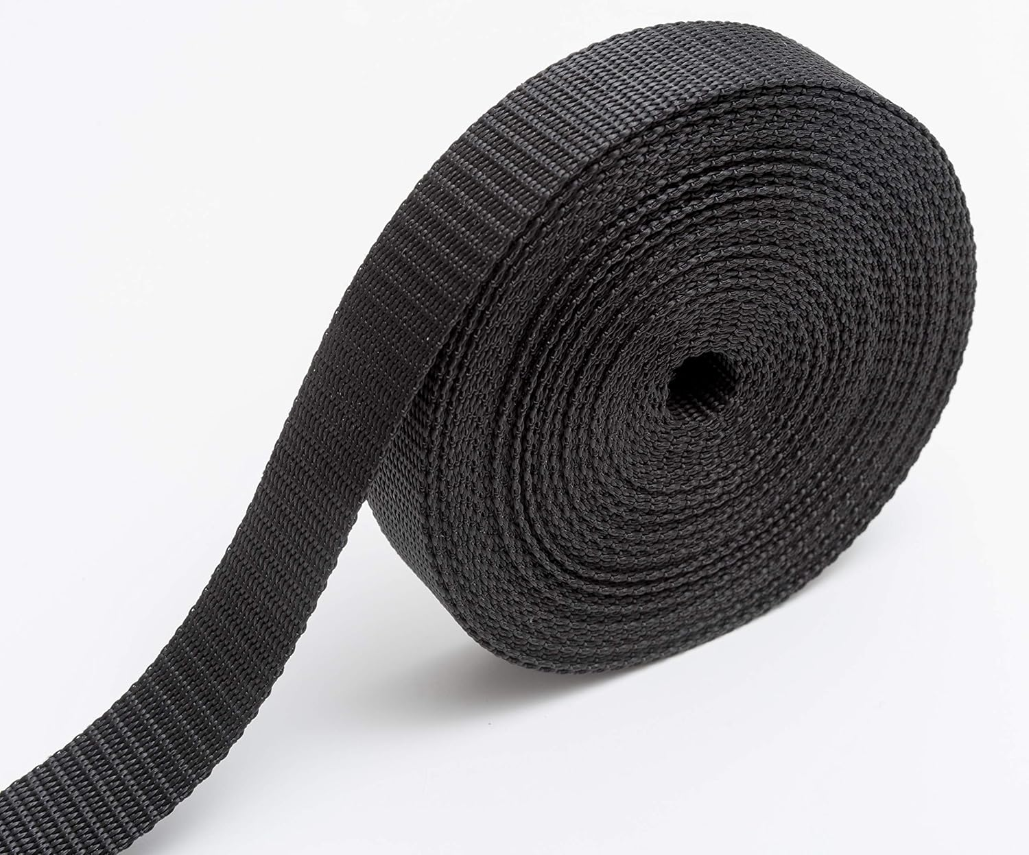 IPEA Rigid Nylon Strap for Backpack and Bags - 10 Meters Length - Multipurpose Rope for Sewing, Sports, Luggage, DIY - Sizes 20/25 / 30/40 Mm - Black - 3 Cm image number 2