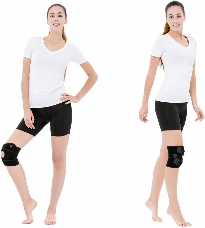 Adjustable Compression Knee Patellar Tendon Support Brace for Men Women - Arthritis Pain, Injury Recovery, Running, Workout image number 1