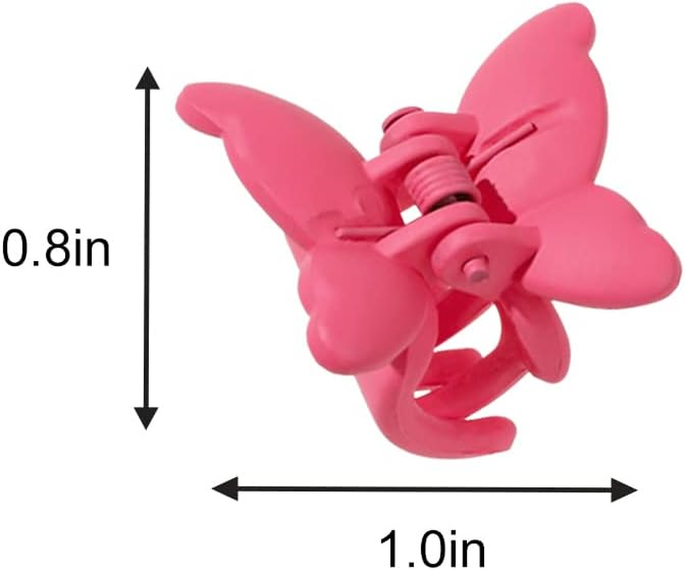 Matte Mini Hair Clips - Tiny Claw Clips for Hair, 90S Cute Hair Accessories for Girls and Women image number 1