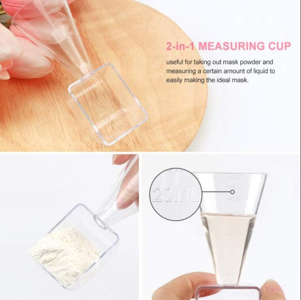 Face Mask Mixing Bowl Set - 5 in 1 DIY Facial Mask Tool Kit with Mixing Bowl Stick Spatula Silicone Brush and Premium Soft Face Brushes for Skincare and Beauty image number 5