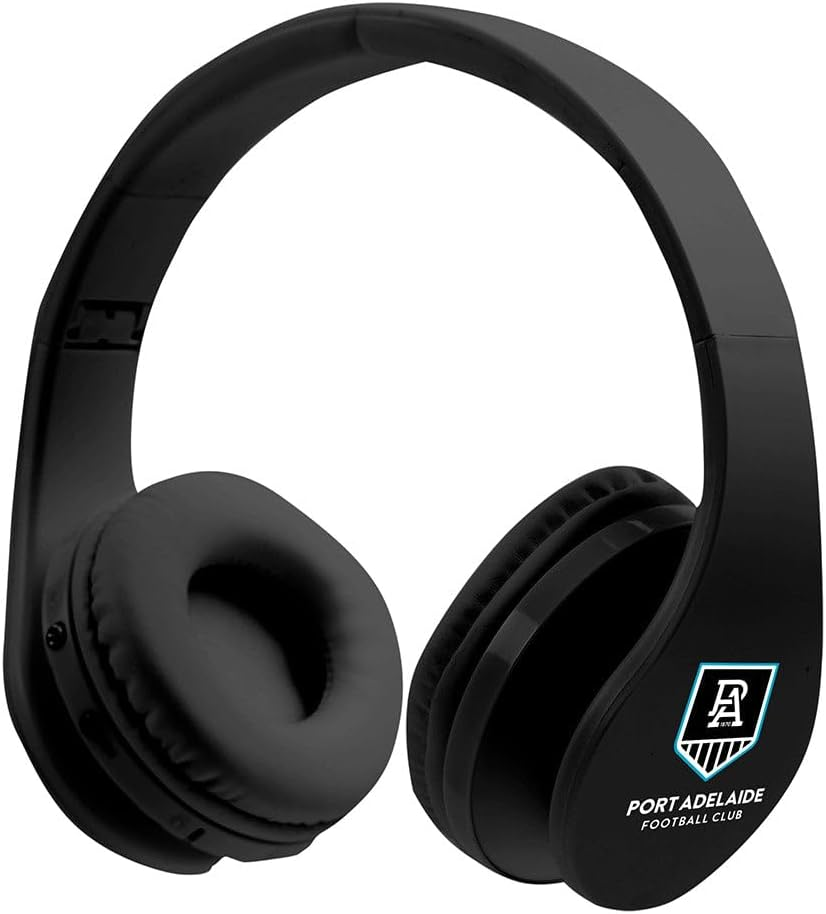 Port Adelaide Power AFL Footy Foldable Bluetooth Stereo Headphones