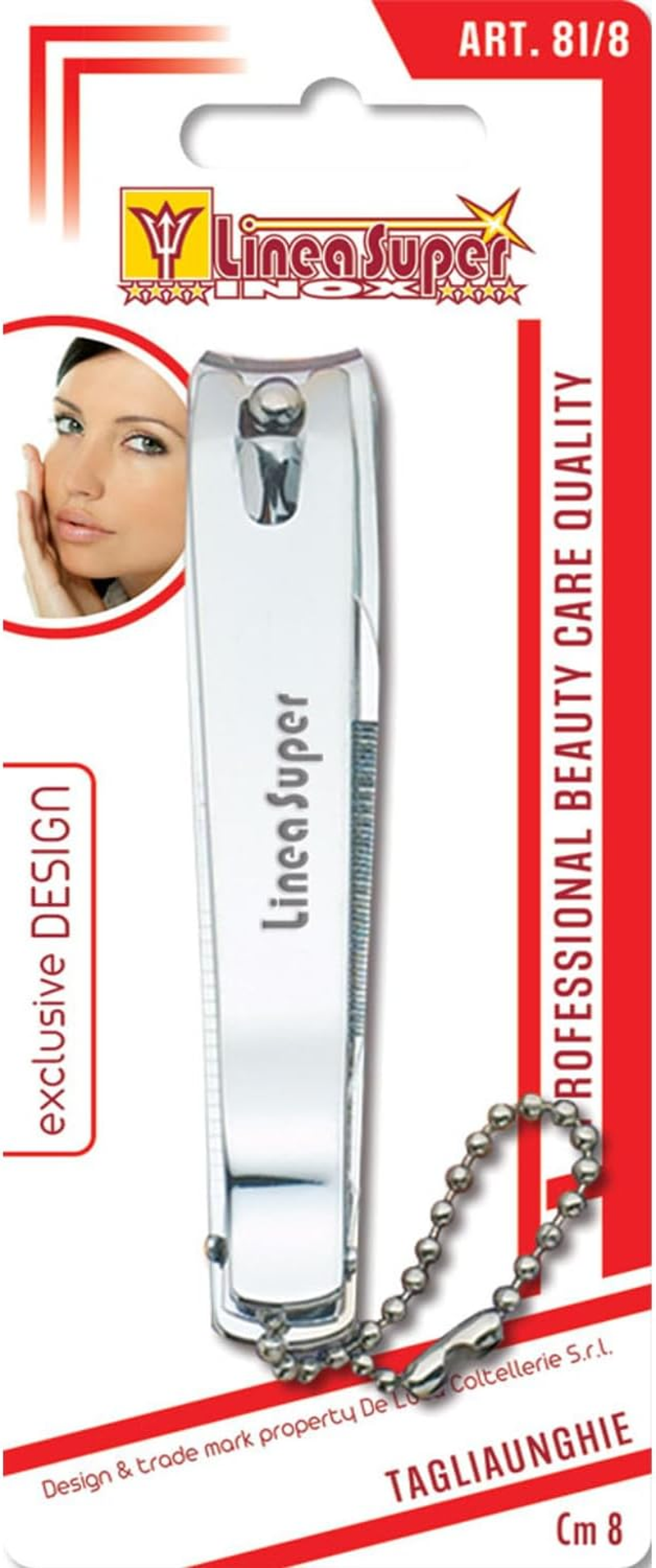 De Luca Nail Clippers Small Carbon Steel Chrome Plated image number 1