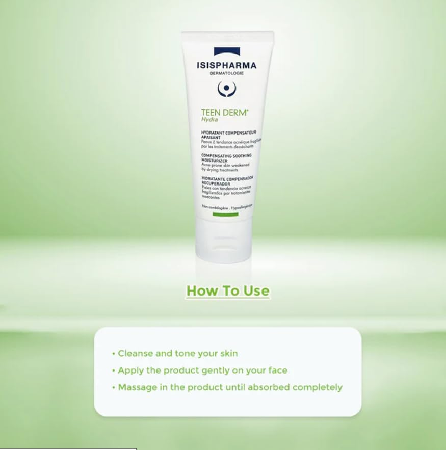 Teen Derm Hydra Soothing Face Cream 40Ml Isis Pharma image number 2