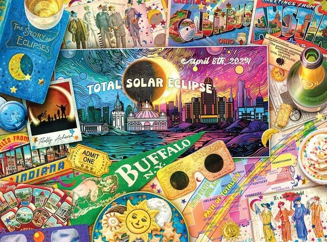 Buffalo Games - Aimee Stewart - Path of Totality - 1000 Piece Jigsaw Puzzle for Adults Challenging Puzzle Perfect for Game Nights - Finished Size 26.75 X 19.75 image number 1