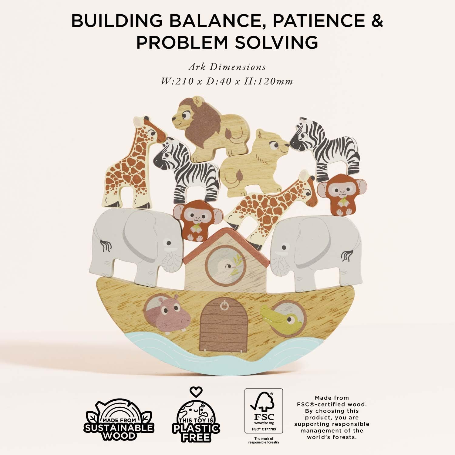 Le Toy Van : Noah'S Balancing Ark image number 3