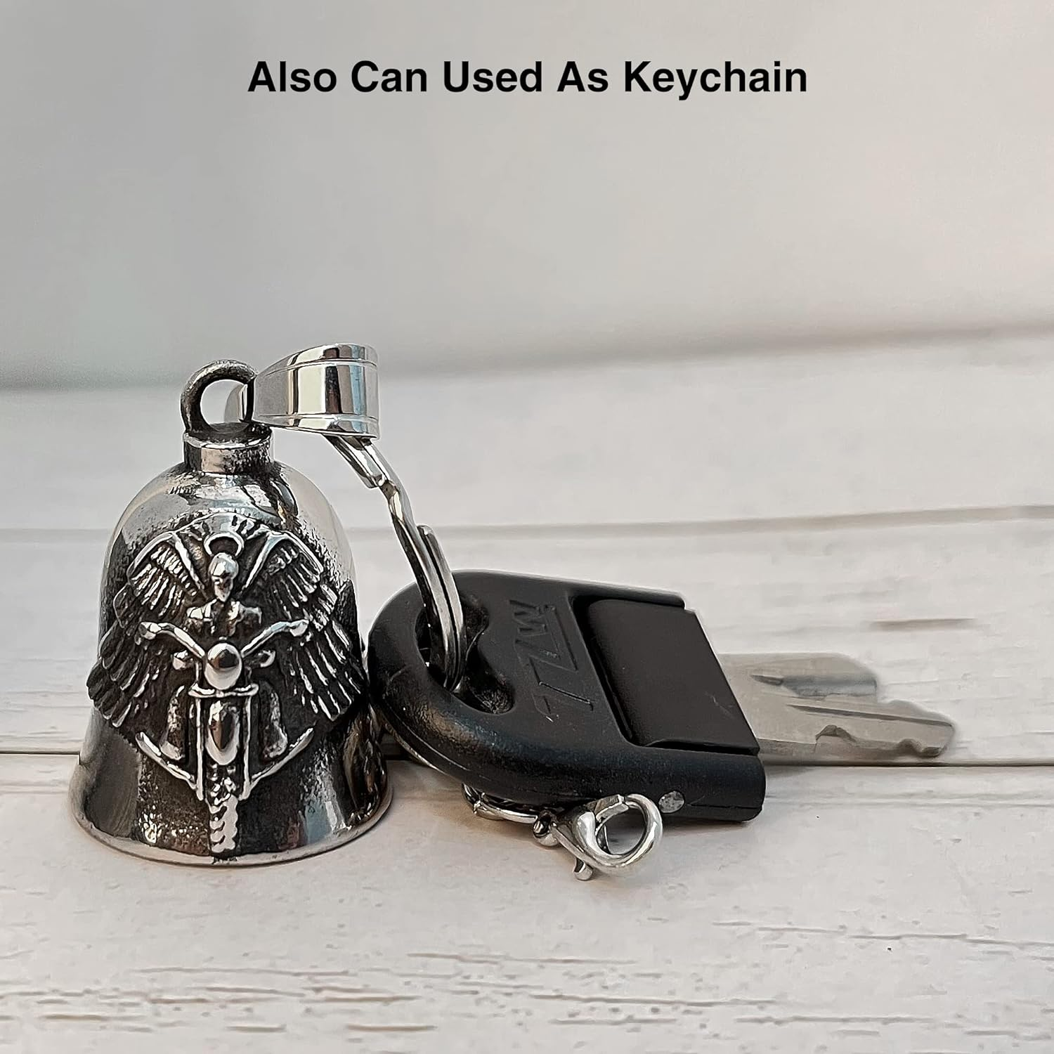 Motorcycle Bell for Luck, Drive Safe Cycling Bells for Bikers Riders image number 1