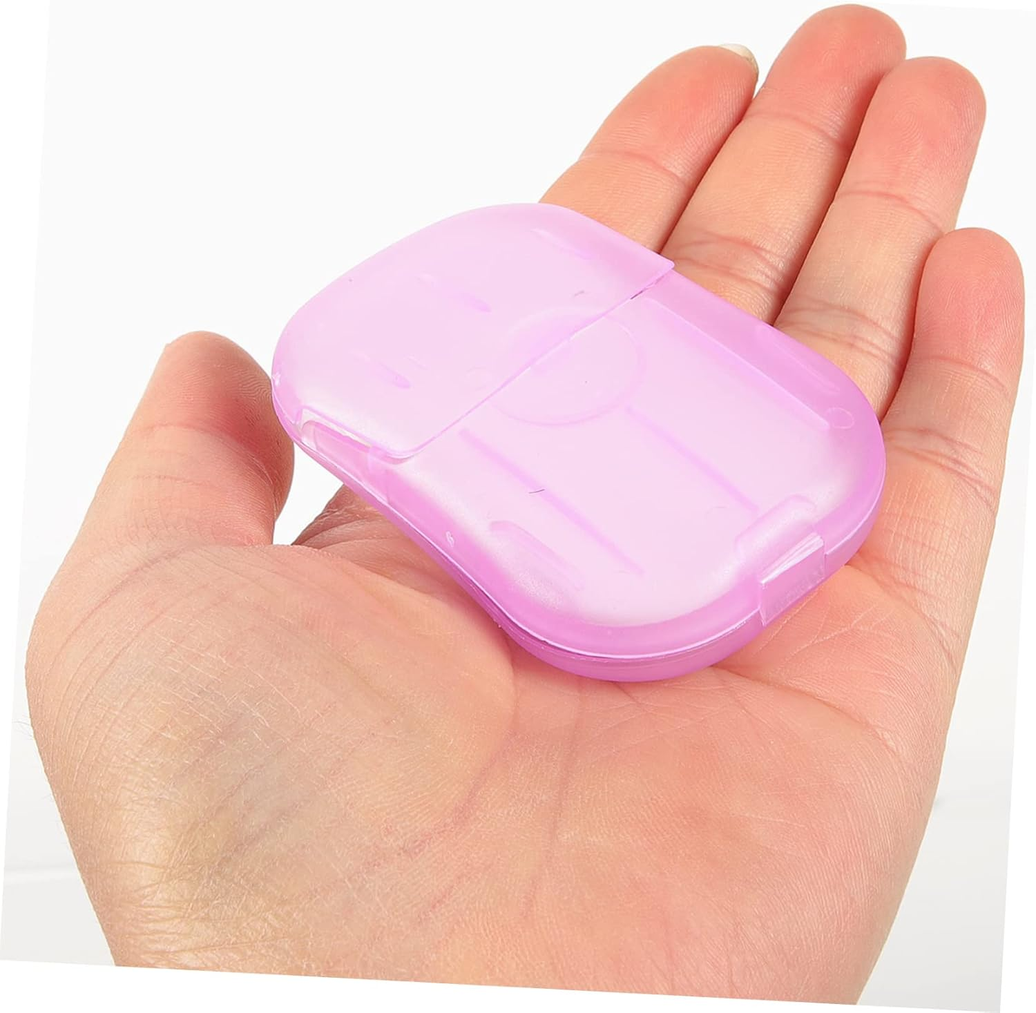 Alipis Pack Portable Travel Soap Sheets Hand Cleaning Soap Slices for Camping Hiking Business Trips image number 2