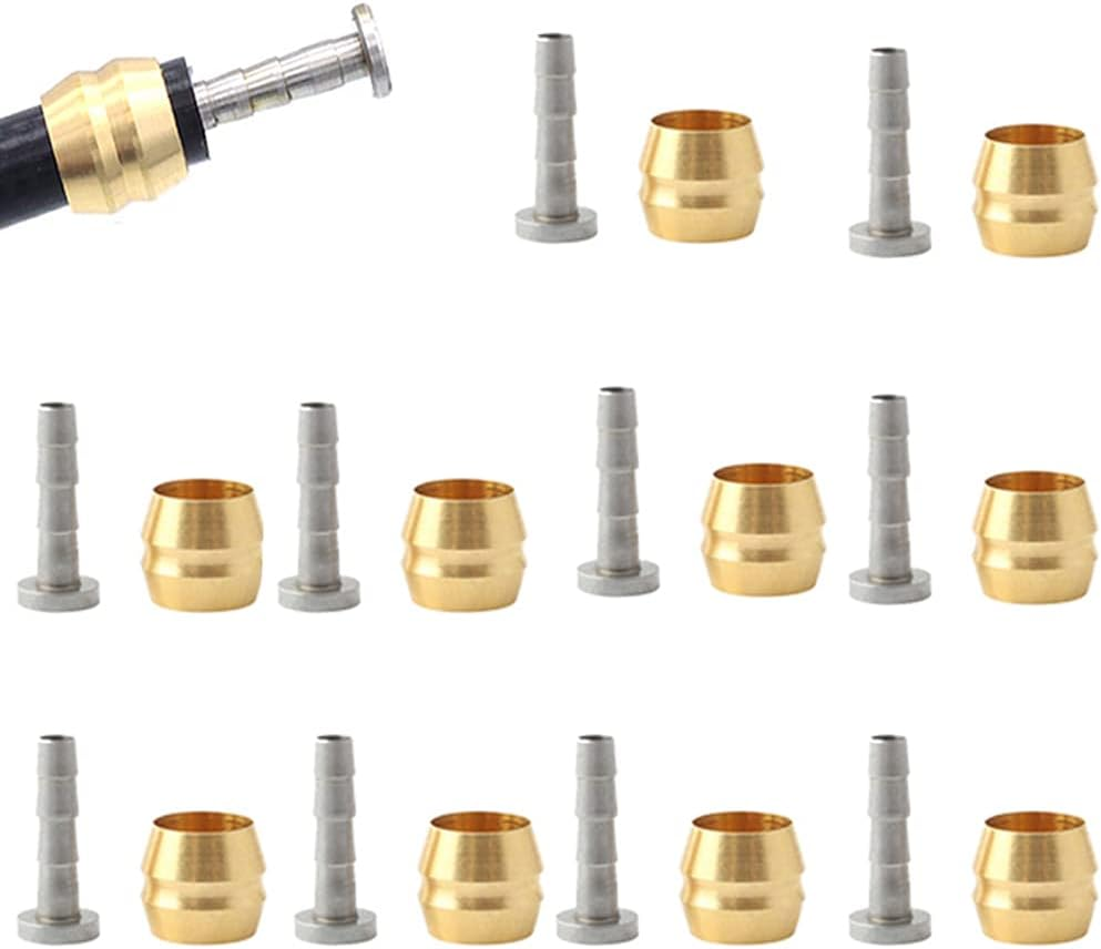 10PCS Bicycle Brake Olive and Brass Connecting Insert Kit for Shimano BH59 BH90 Bike Hydraulic Disc Brake Hose image number 3