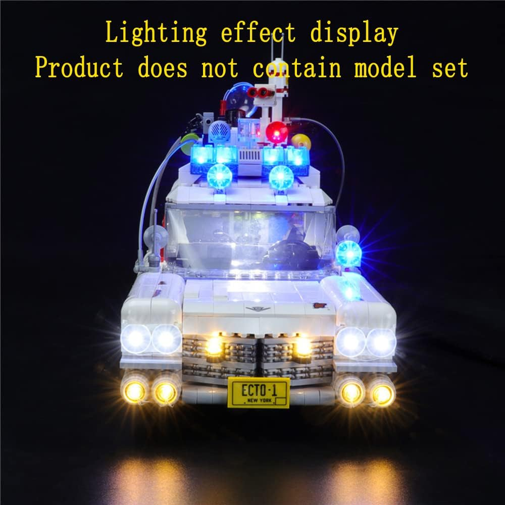 GEAMENT LED Light Kit Compatible with  Ghostbusters ECTO-1 - Lighting Set for Creator 10274 Building Model ( Set Not Included) image number 6