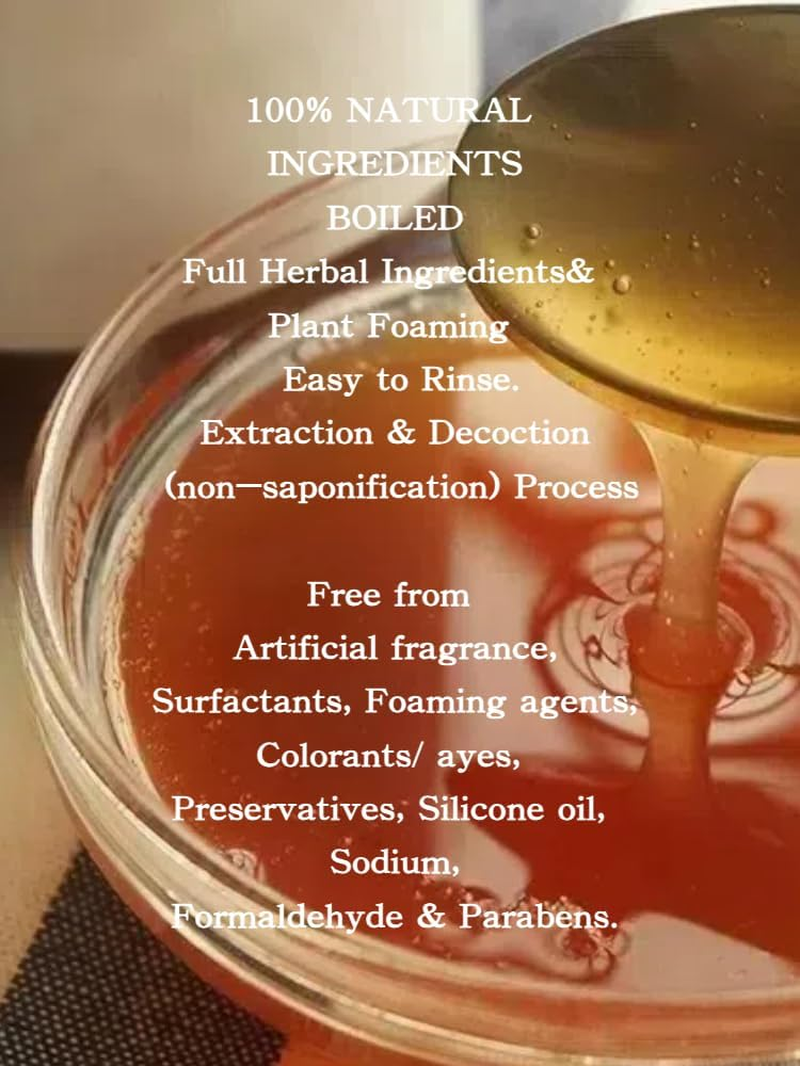 Joy Garden Ginger & Angelica Root Soapberry Soap Pod Herbal Shampoo Chinese Honey Locust Zao Jiao Gentle Herbal Shampoo TCM Shampoo 325Ml Vegan Oil-Control Clarifying and Nourishing Scalp Help Hair Voluminous image number 6