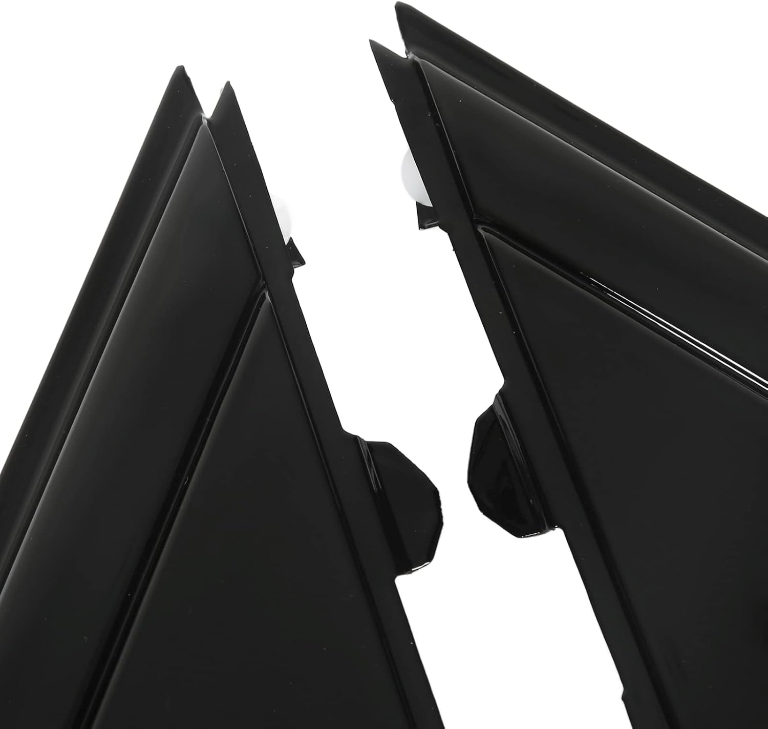 500 Door Mirror Flag Cover 1SH17KX7AA Replacement Plate Trim for 2012-2017 (Glossy Black) image number 5