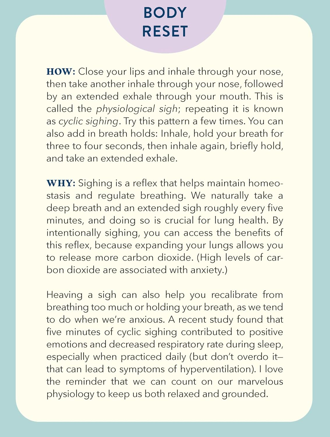 The Stress Resets Deck: 50 Cards to Help You Feel Better in Minutes image number 3