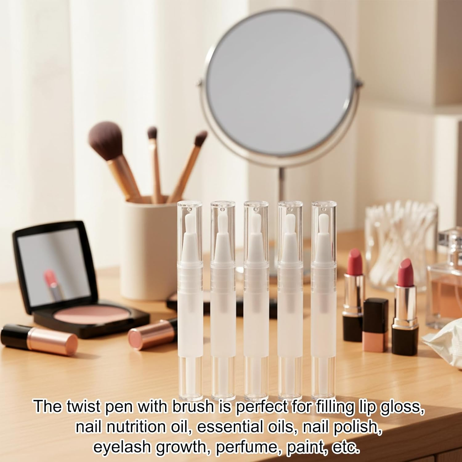 Nail Oil Pen Set, 7 Pack 3 Ml Nail Oil Pens for Precise Application, Portable Nail Care for Healthy Nails and Cuticles image number 5