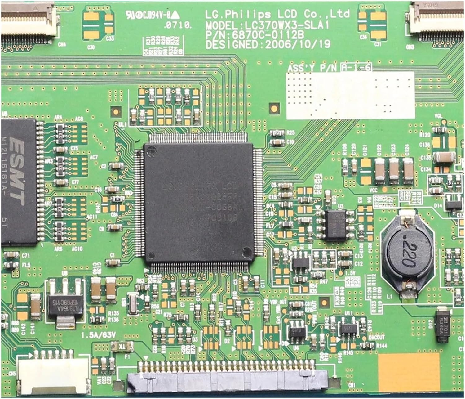 6870C-0112B LC370WX3-SLA1 TCON Board 6870C0112B TV T CON 6870C 0112B Lc370Wx3Sla1 Logic Board Smart TV Main Board image number 3