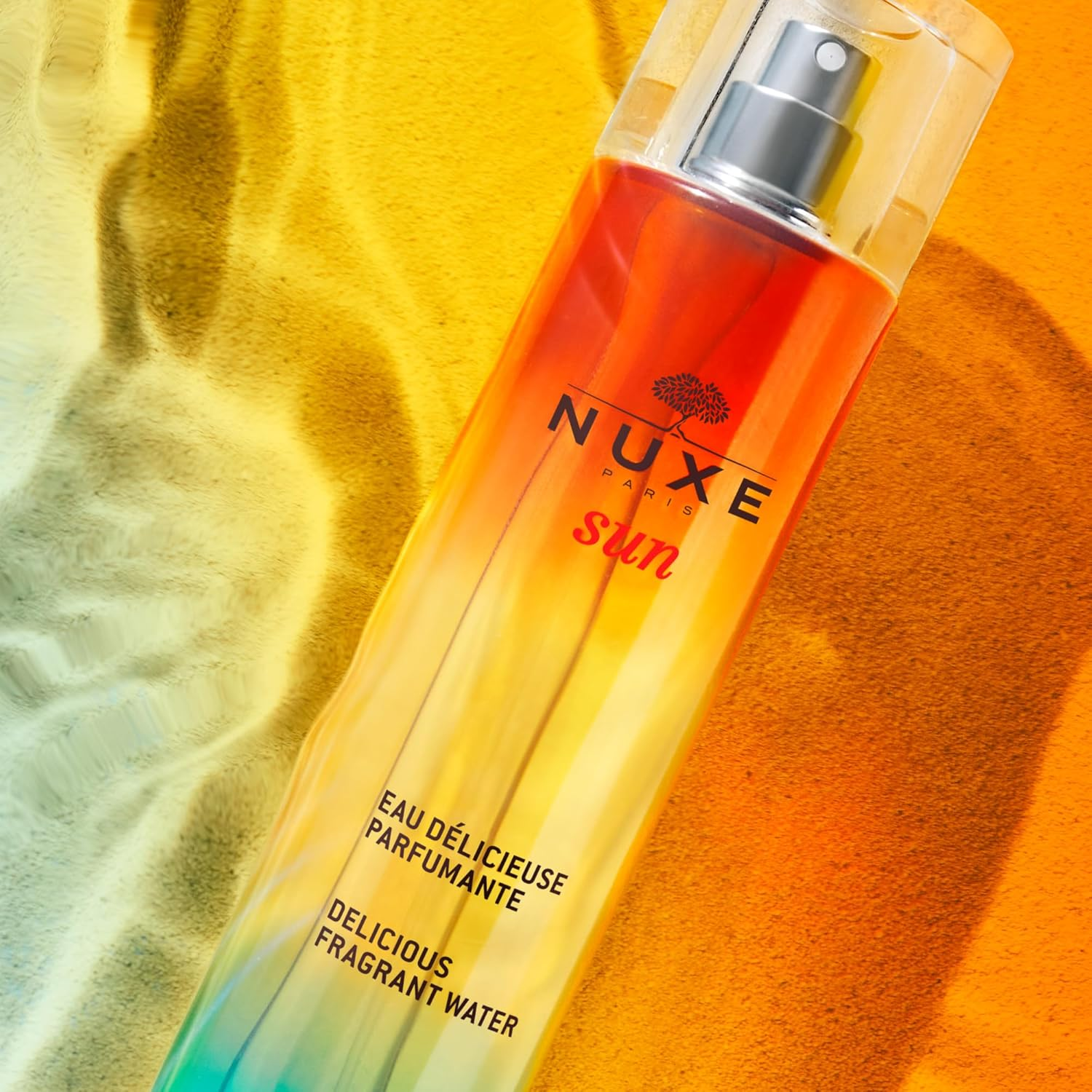 NUXE Sun Delicious Fragrant Water 100Ml, Radiant Summer Body Mist, Captures the Warm Glow of Sun-Soaked Skin, with Iconic NUXE Sun Scent, Vegan Formula image number 1
