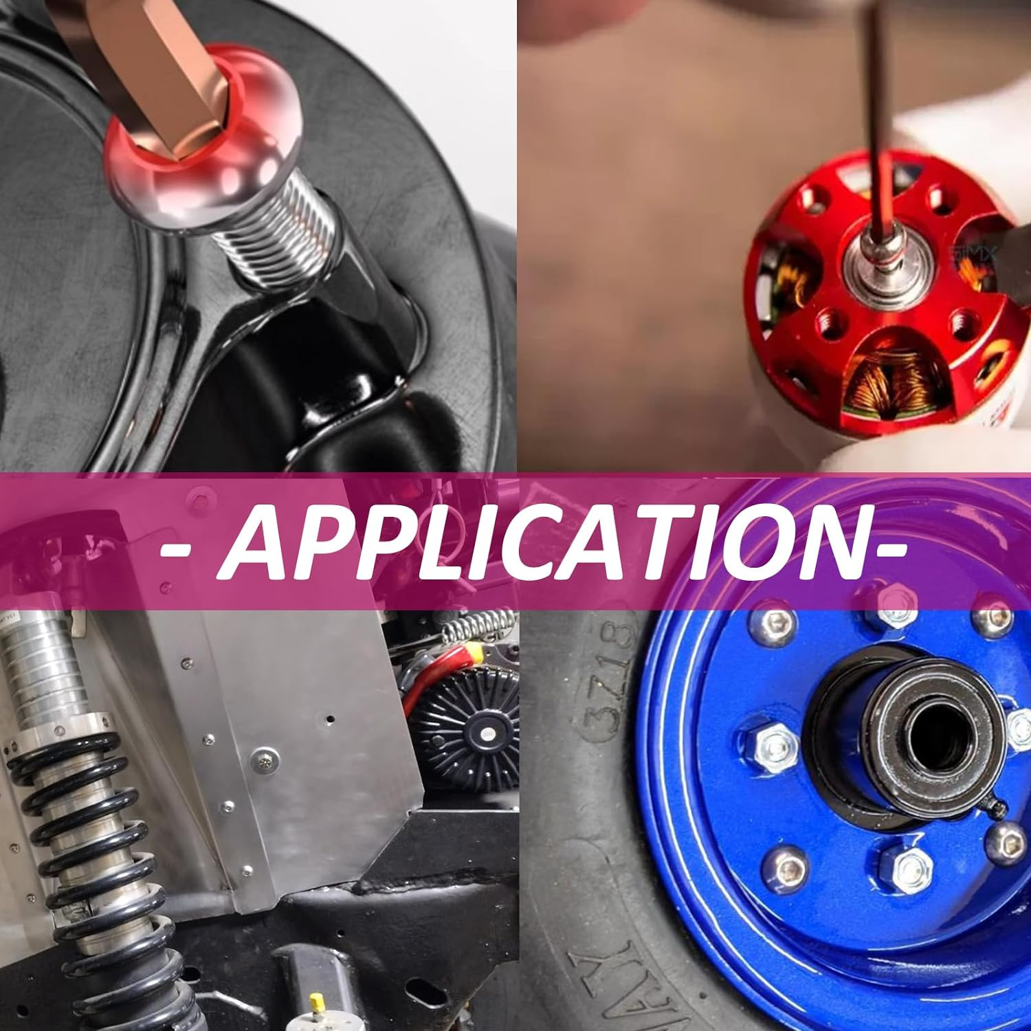 Fullfun 510PCS M3 M4 M5 Button Head Socket Cap Screw Bolts Nuts Assortment Kit, 304 Stainless Steel Metric Screws with 3PCS Allen Wrenches, Allen Socket Hex Drive Machine Screws Set image number 3