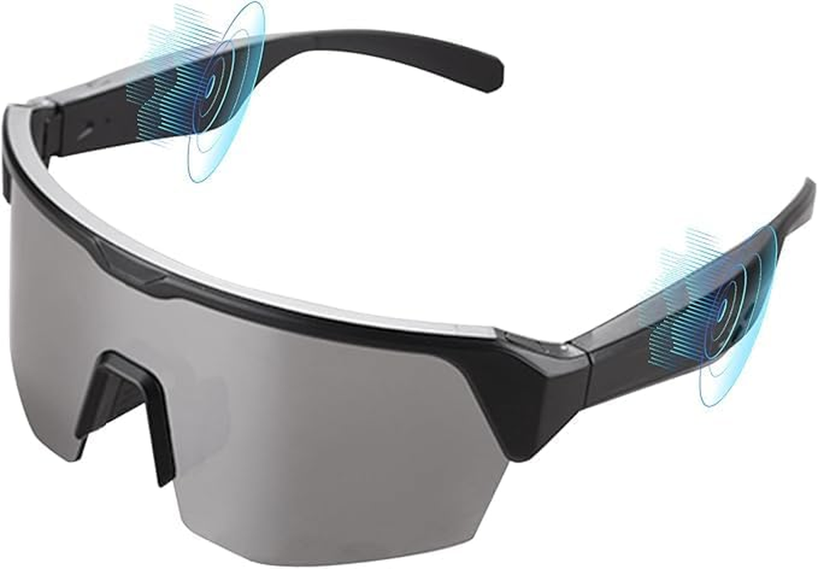 Bluetooth Smart Sunglasses,Bluetooth Cycling Headset,One-Click Response,Uv Protection,Voice Navigation,Suitable for Outdoor Mountaineering,Cycling and Running image number 5
