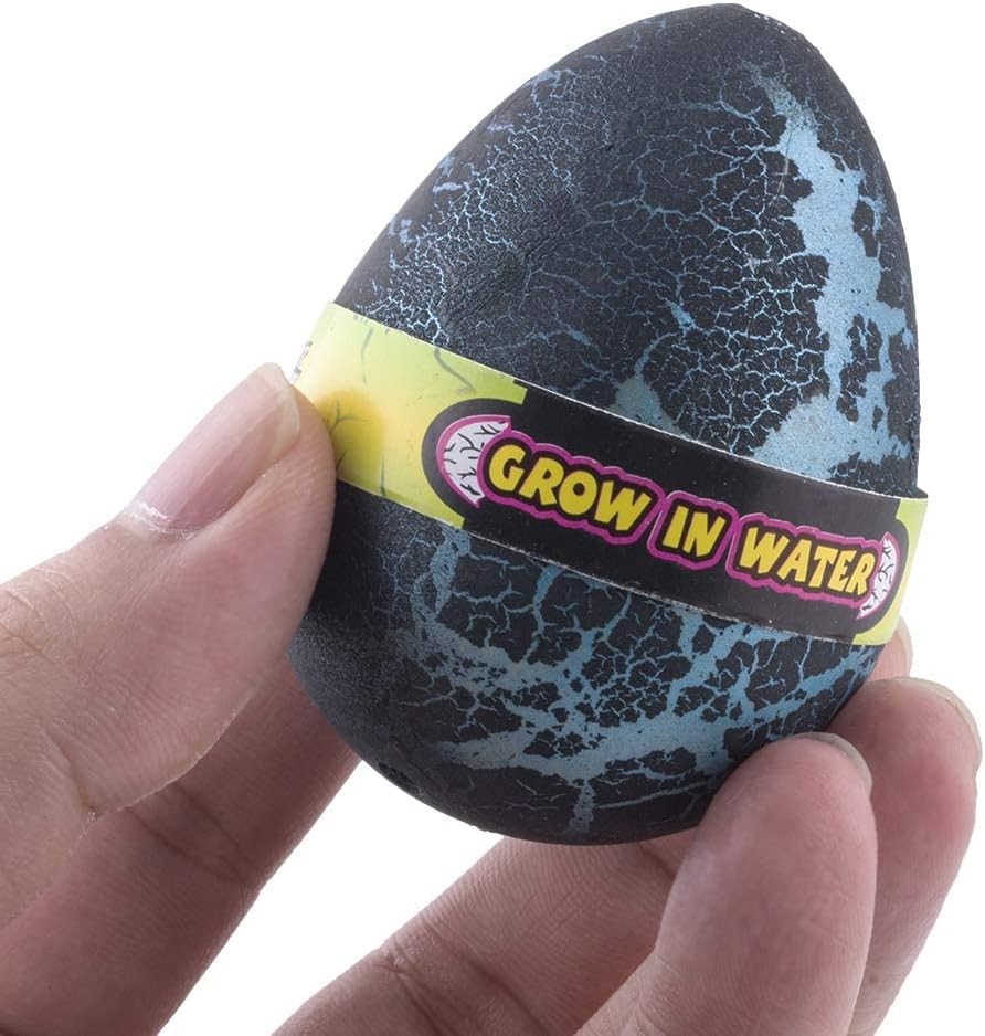 Hatching Grow Dinosaur Toys, 4 Pack Large Size Crack Growing Dinosaur Egg That Hatch in Water Easter Dino Eggs for Science Educational Party Supplies Birthday Gifts Kids Boys Girls image number 3