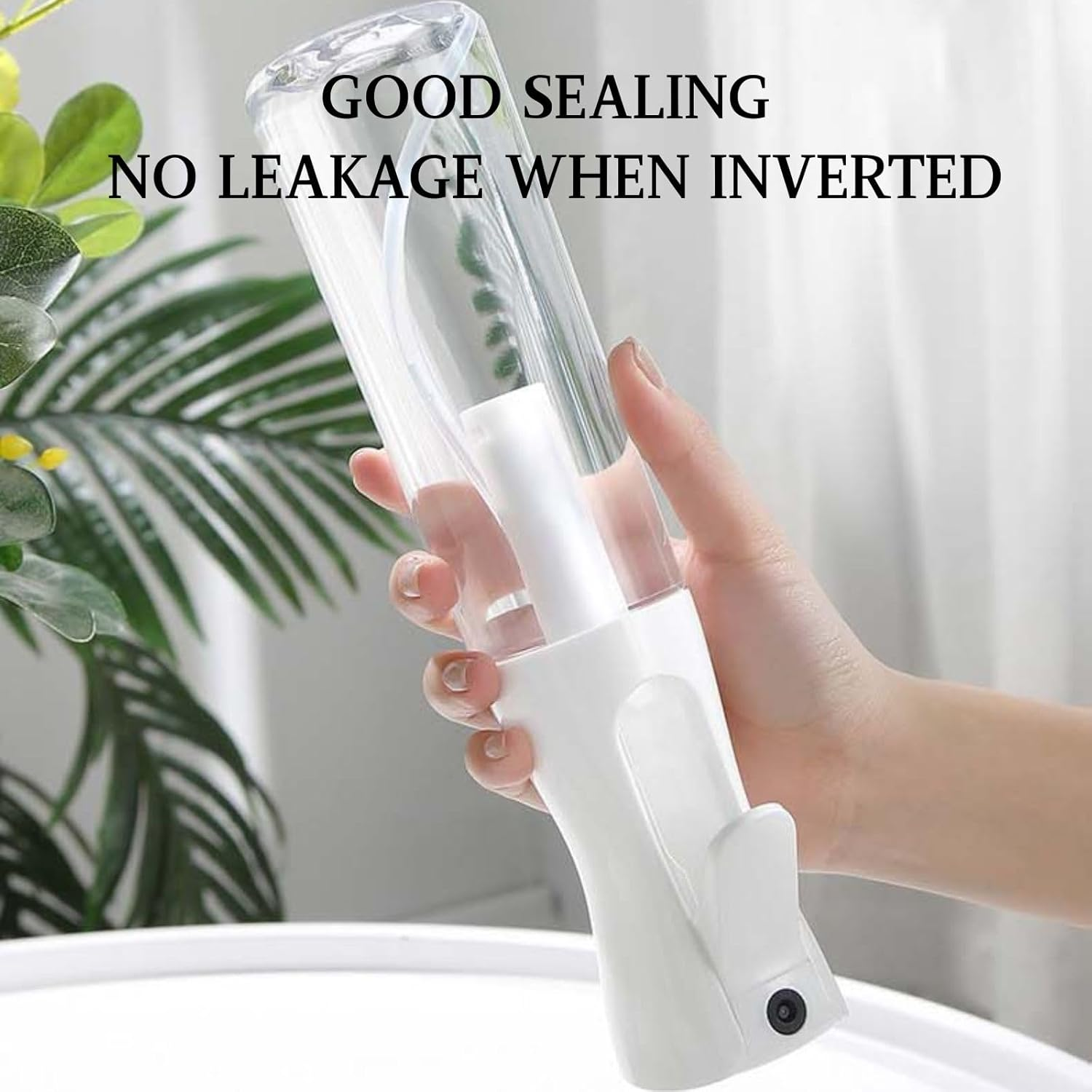 Poemtian Spray Bottle, Fine Mist Spray Bottle, Plant Spritzer Mister, Barber Stylist Sprayers Continuous Spray Bottle 10Oz image number 2